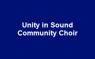 Unity in Sound Community Choir